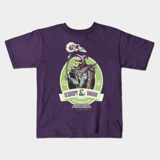 Snake Mountain Cider Kids T-Shirt by PickledCircus